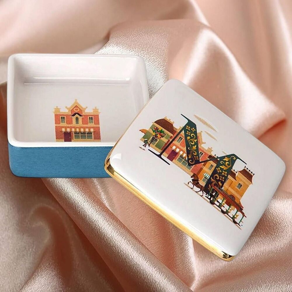 Disney Parks ABC Disney Letters M is for Main Street USA Ceramic Trinket Dish